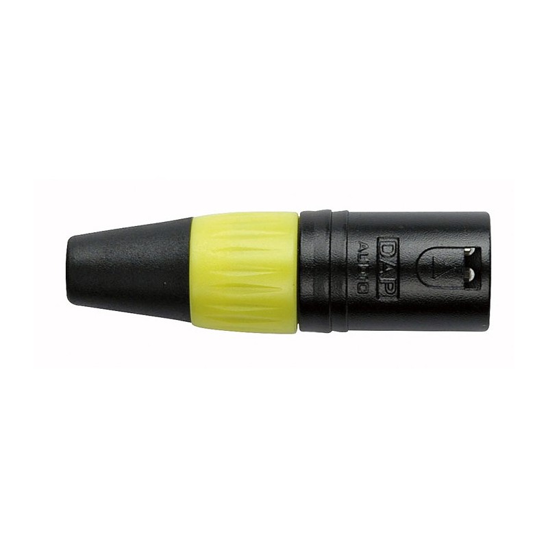 DAP XMK203BY XLR 3P Connector, male, black housing